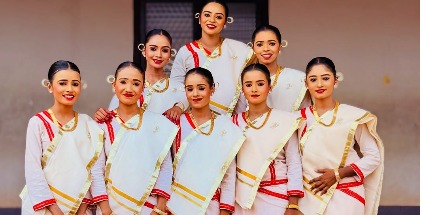 “Rhythmic Elegance: Margamkali Team Secures Second Position at A Zone Competition”